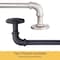 Kenney Mfg Kenney Adler 5/8" Indoor/Outdoor Rust-Resistant Wrap Around Curtain Rod, 48-84", Black KN90031 - alternate 6